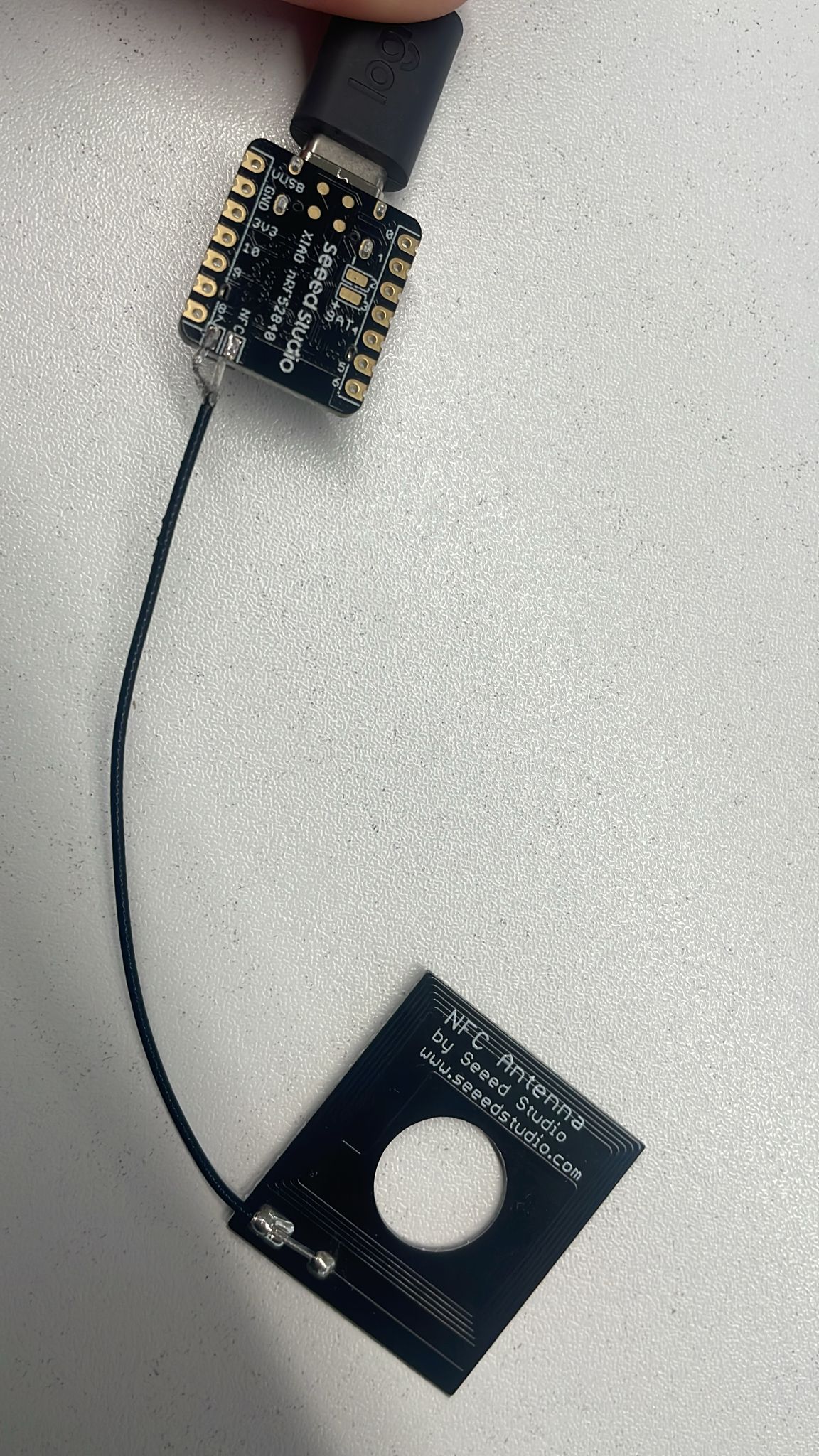 NFC antenna plugged in Seeed XIAO nRF52840 - Community - Seeed