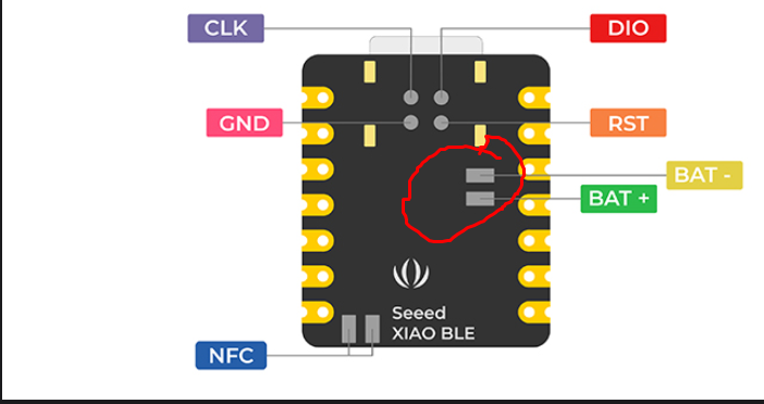 piyoページ Studio XIAO nRF52840 (Sense) battery pins number - XIAO
