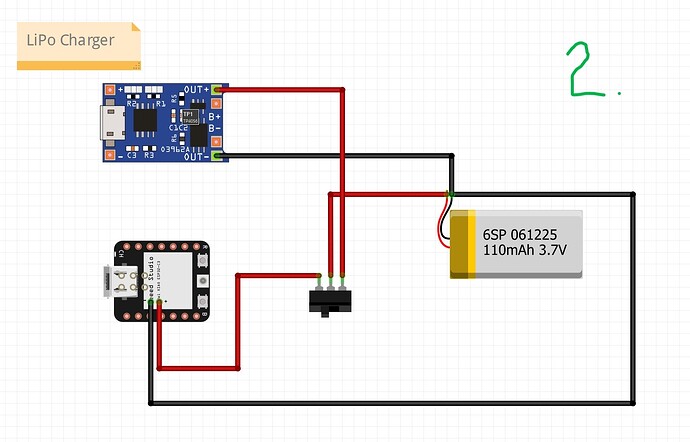 2024-11-15 16_44_24-LiPo Wiring Seeed.fzz_ - Fritzing - Breadboard View
