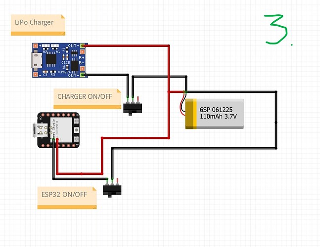 2024-11-15 18_18_47-LiPo Wiring Seeed.fzz_ - Fritzing - Breadboard View